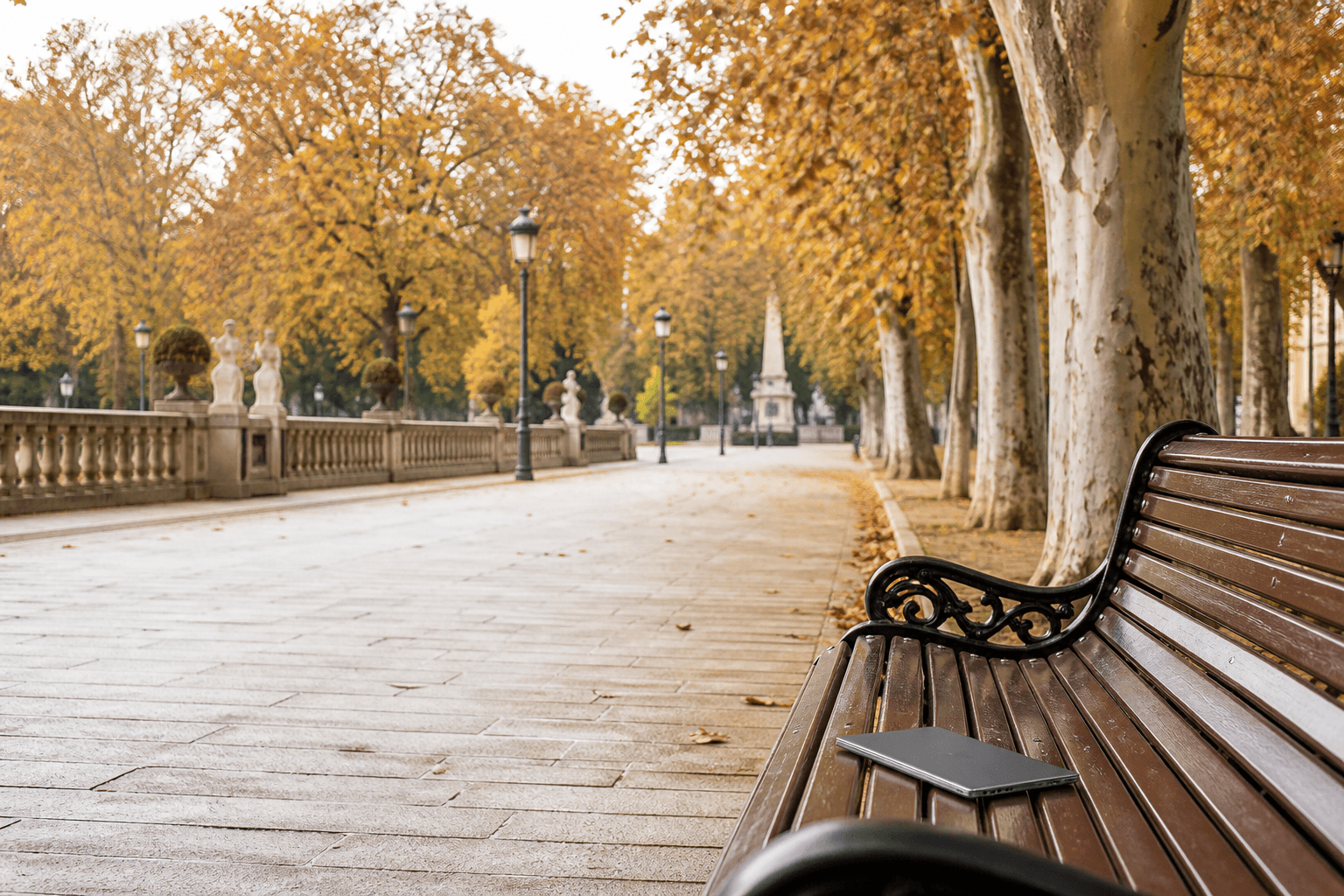 Paseo del Espolón de Burgos para el servicio de consultor SEO
