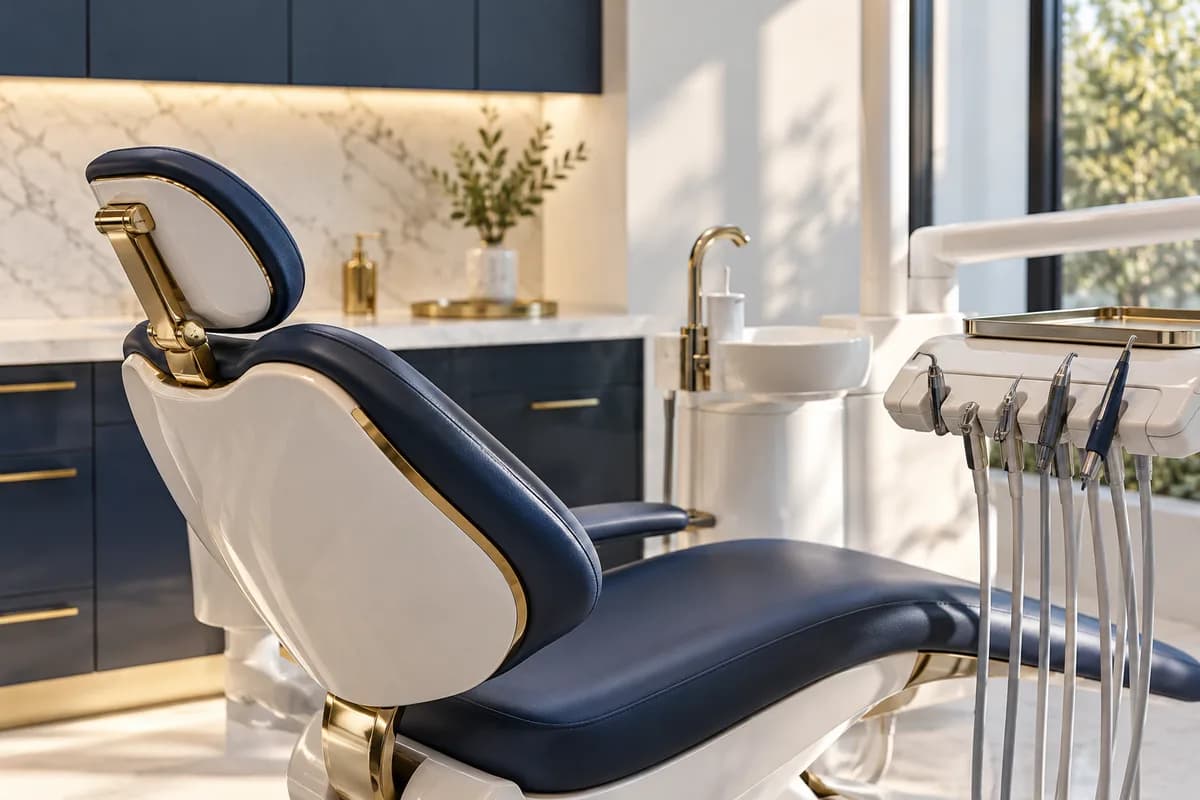 Interior de una clínica dental moderna