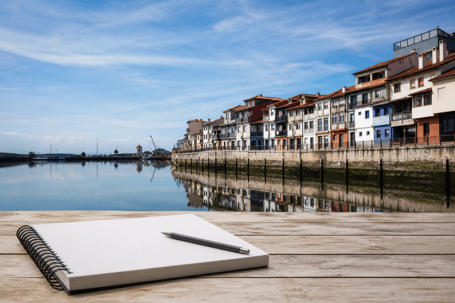 Casas de Sabugo en Avilés y cuaderno de diseño web