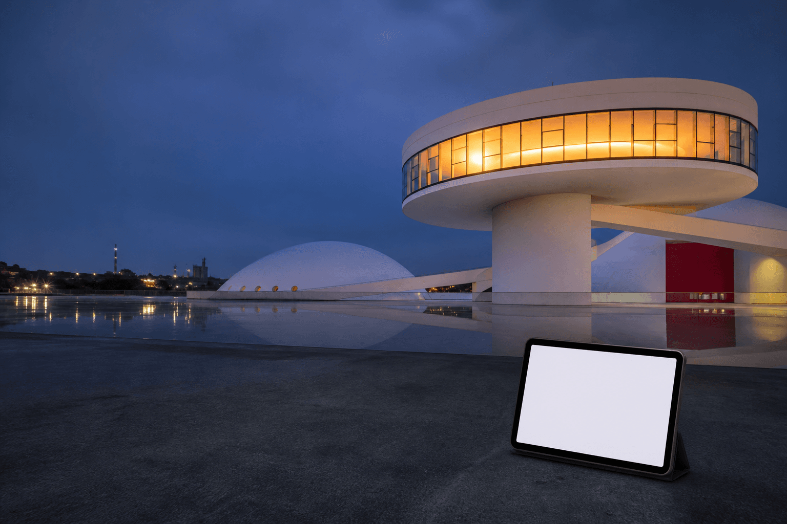 Centro Niemeyer de Avilés para posicionamiento GEO