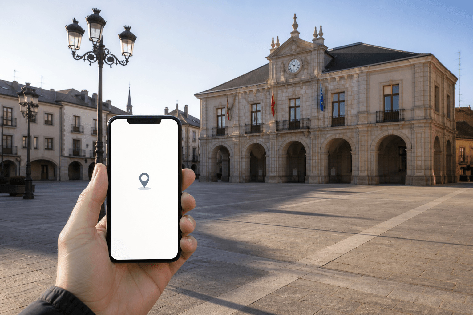 Plaza del Ayuntamiento de Ponferrada para SEO local